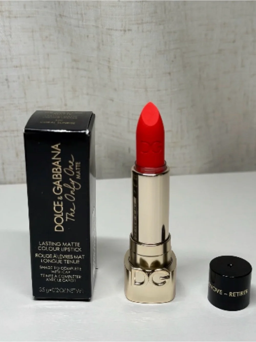Dolce & Gabbana The Only One Matte Long Lasting Lipstick 520/670 0.12 oz